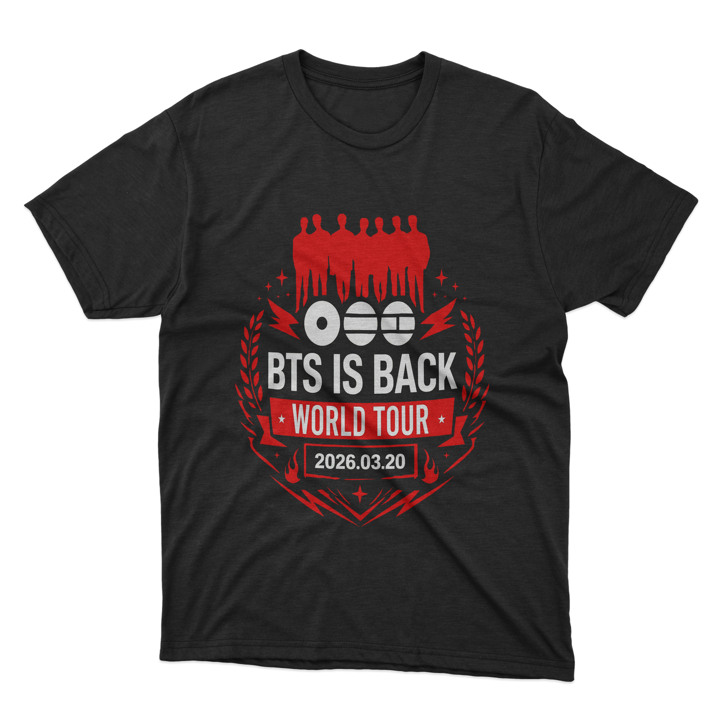 BTS Is Back Tour Shirt