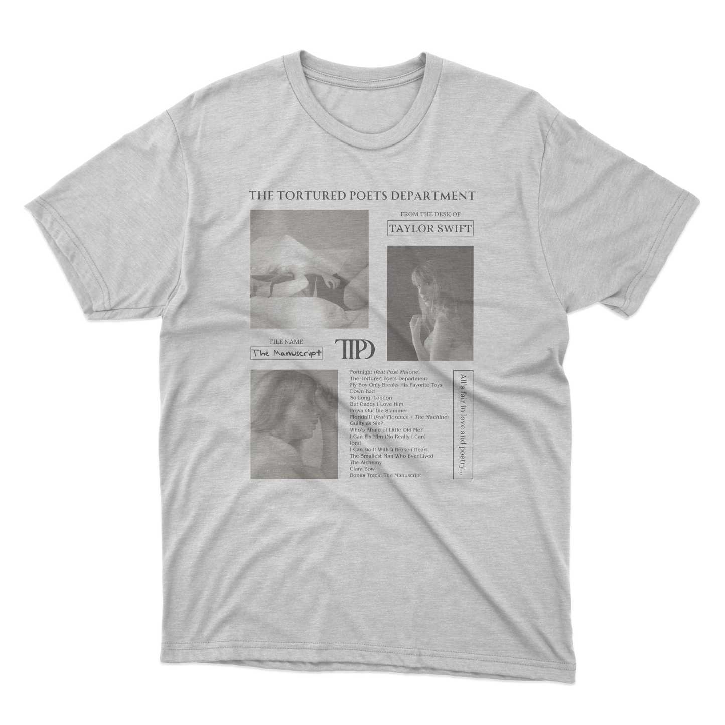 TTPD Tracklist Shirt