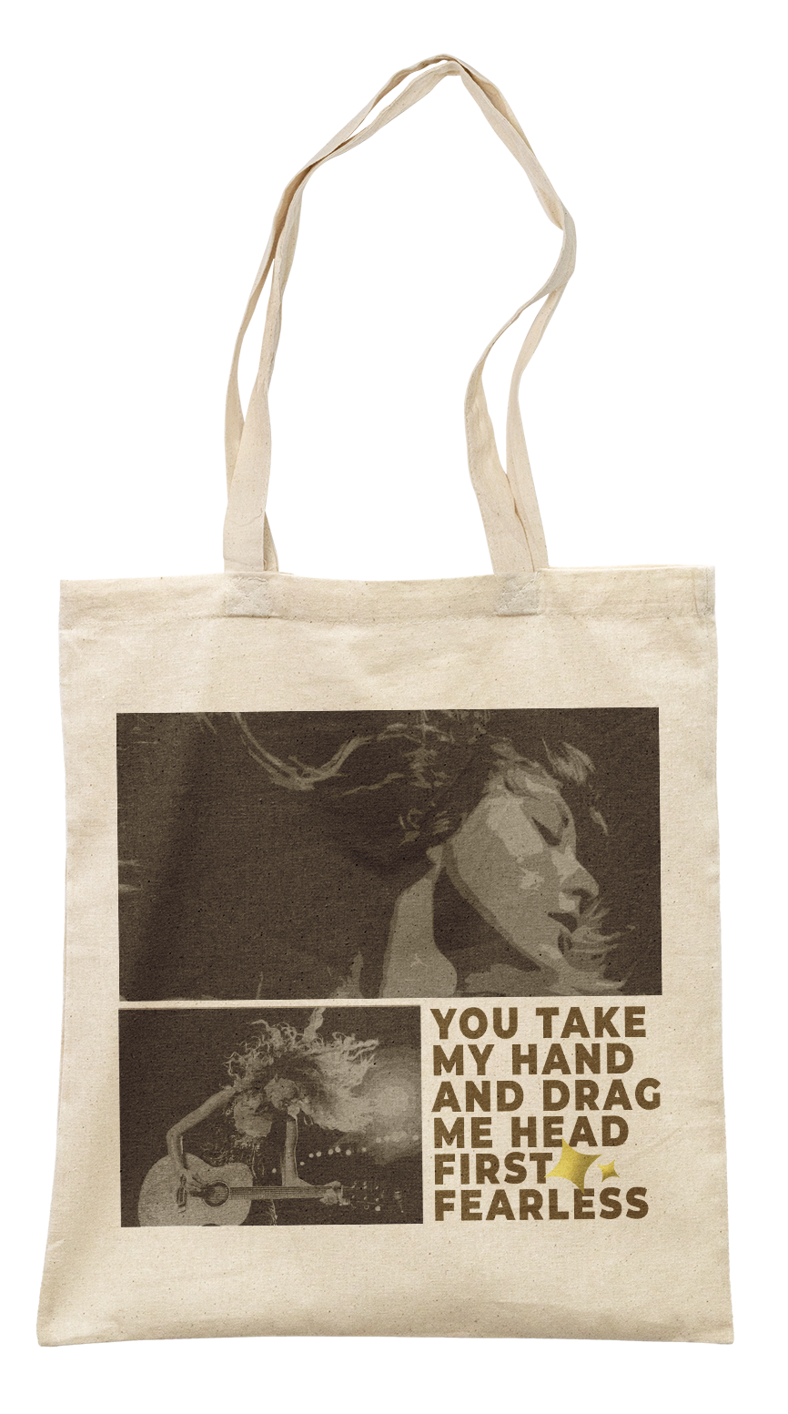 Drag Me Head First, Fearless Tote Bag