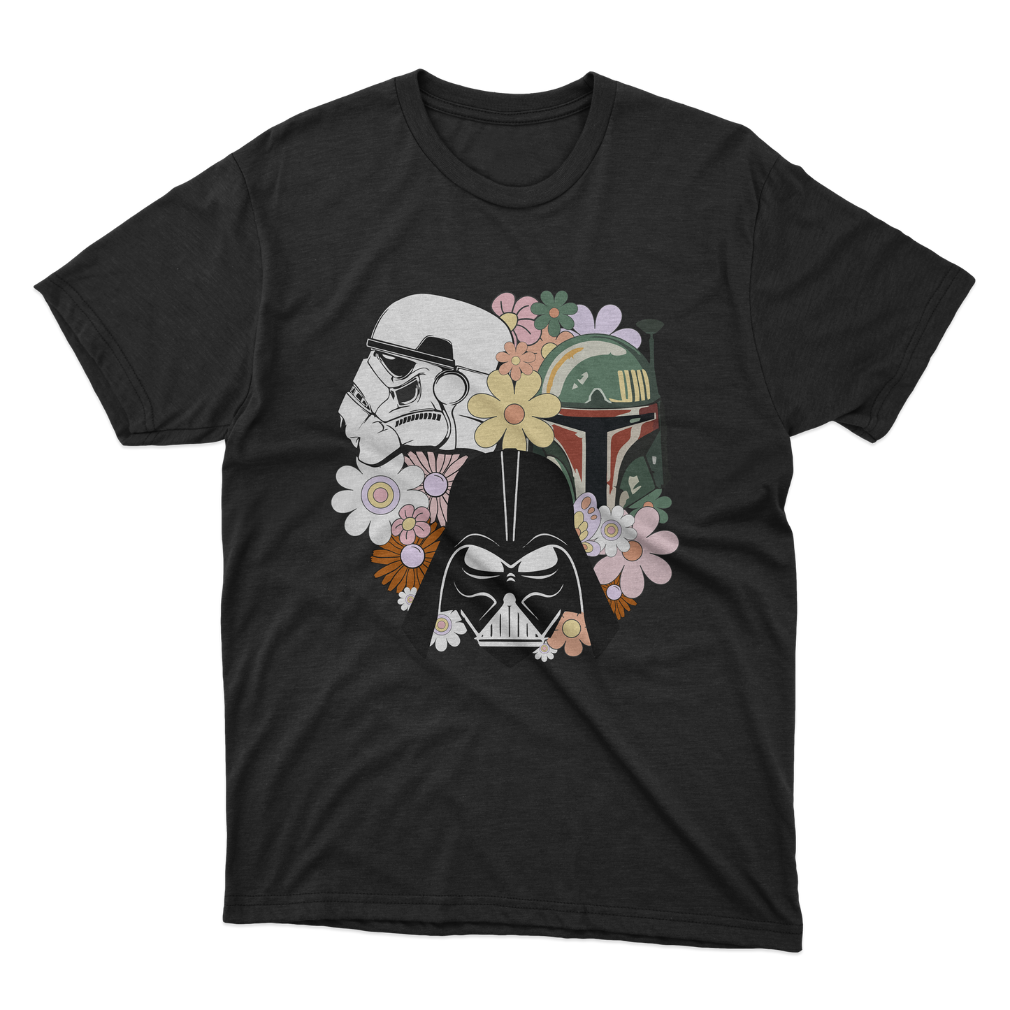 Flowers and Star Wars Shirt