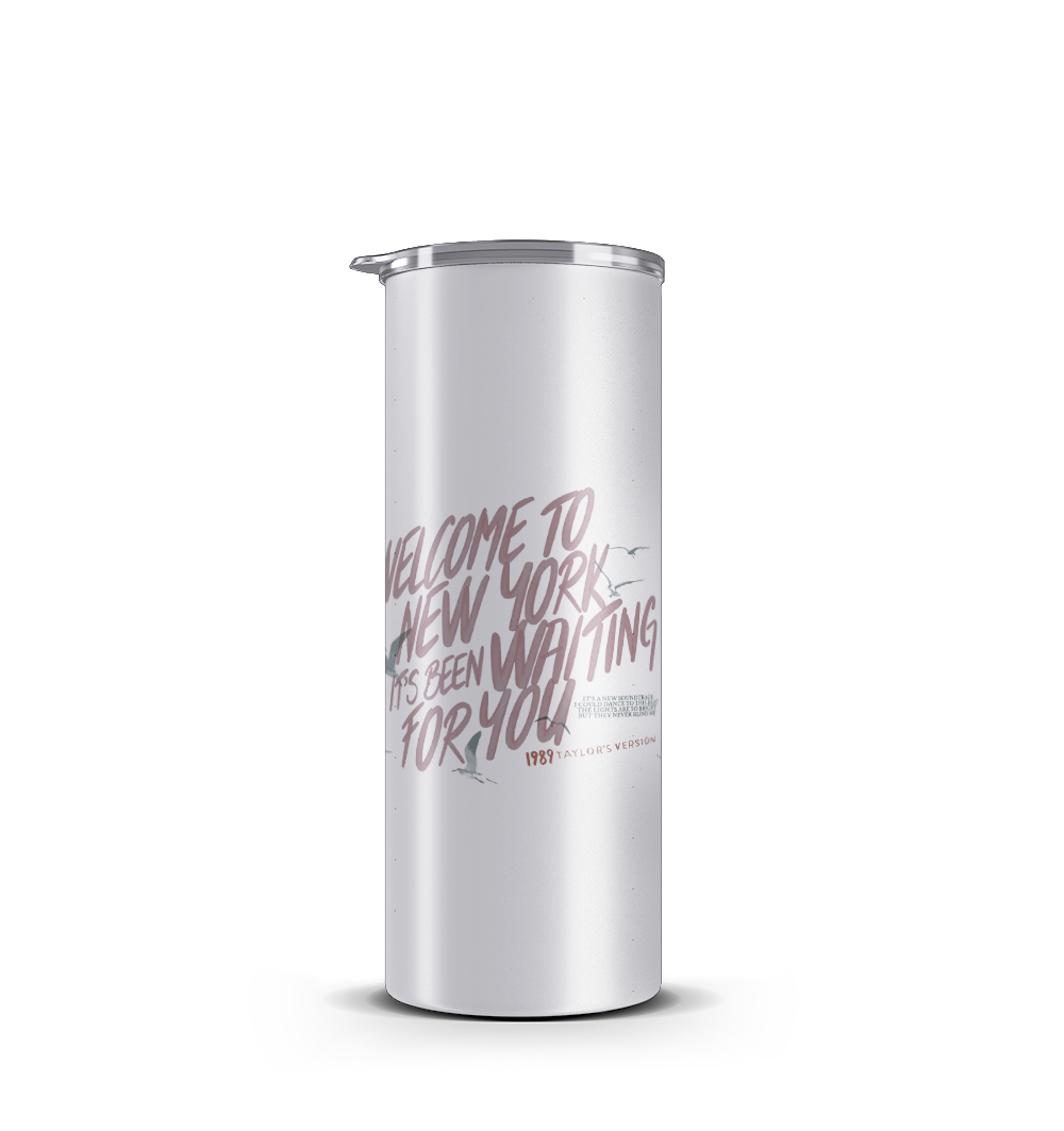 Welcome to New York Skinny Tumbler