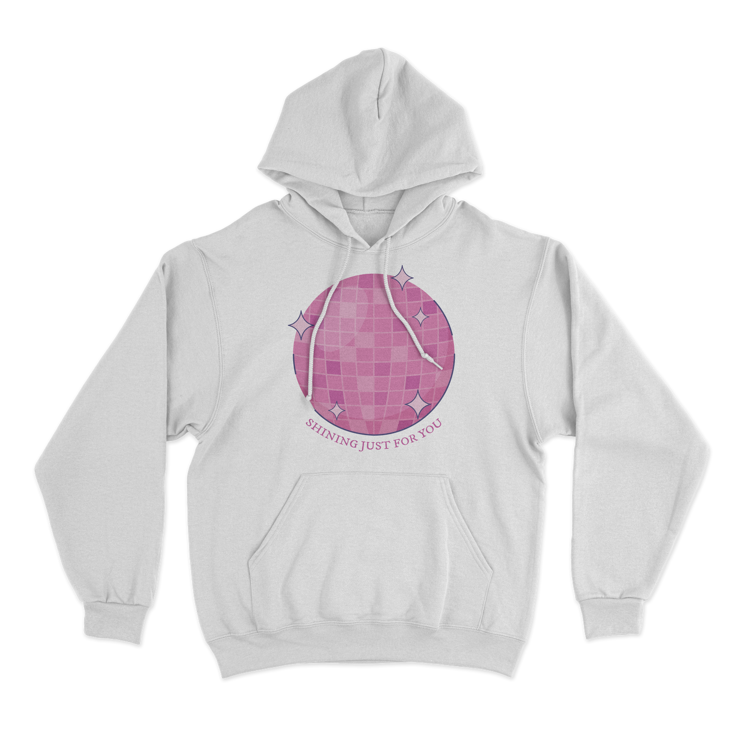 Pink Mirrorball Hoodie