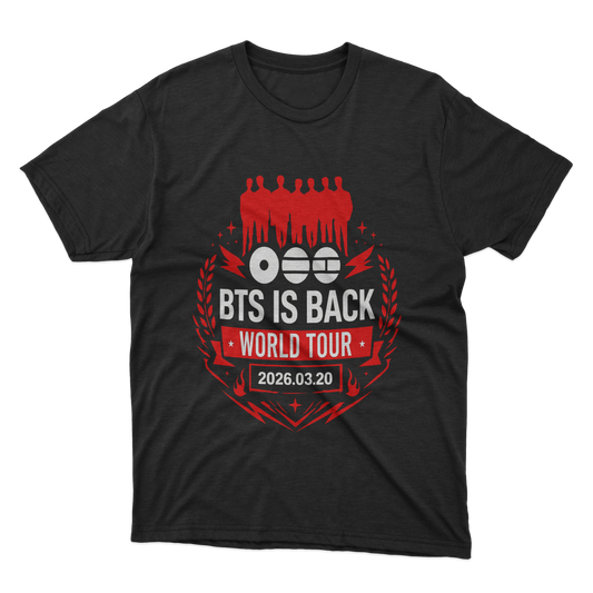 BTS Is Back Tour Shirt