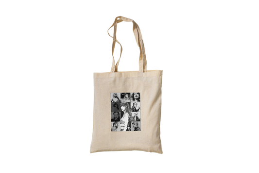 Eras Poster Black and White Tote Bag