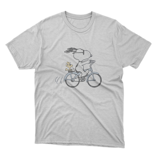 Bicycle Snoopy Shirt