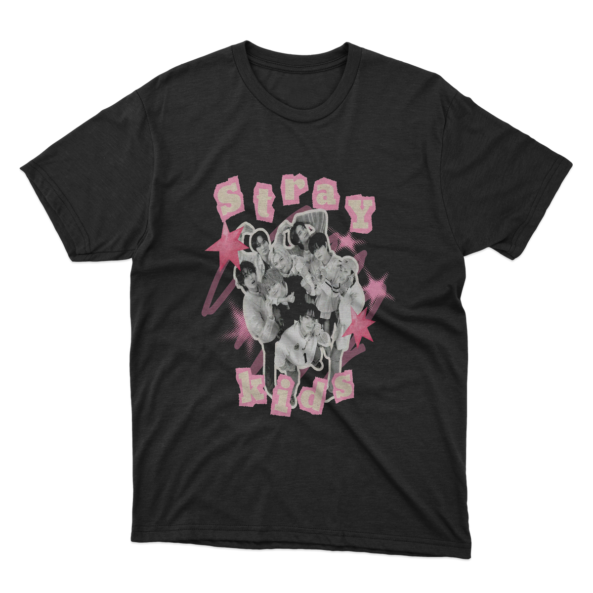 Stray Kids Pink Shirt