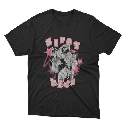 Stray Kids Pink Shirt