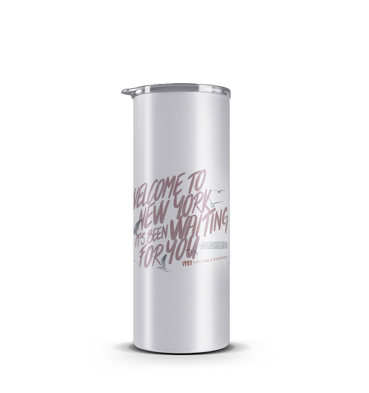 Welcome to New York Skinny Tumbler