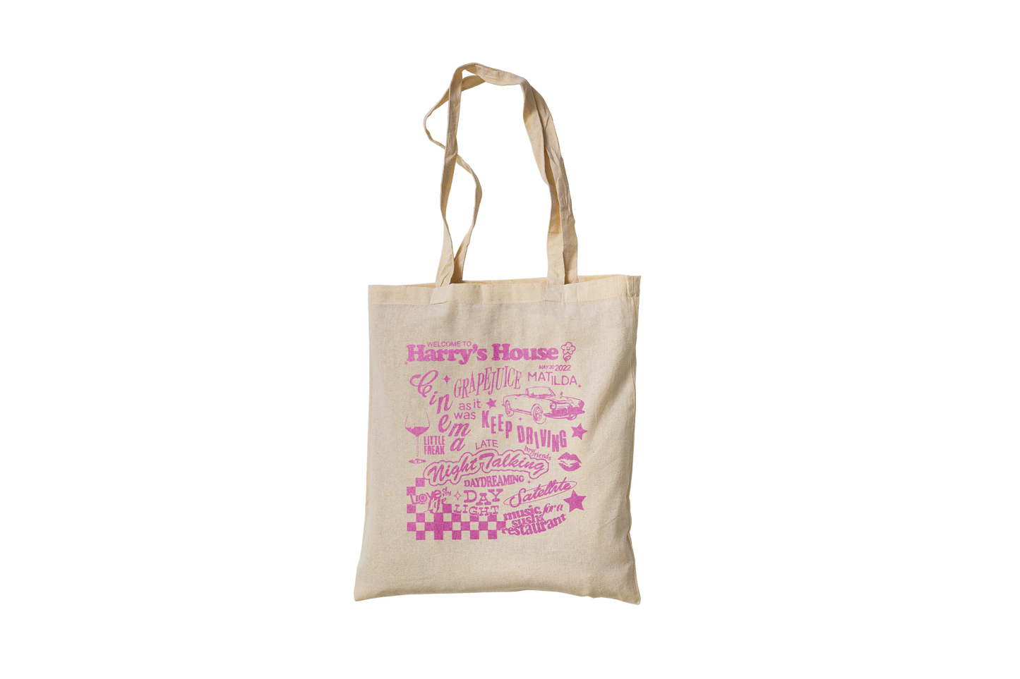 Pink Harry's House Tote Bag