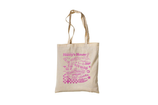 Pink Harry's House Tote Bag