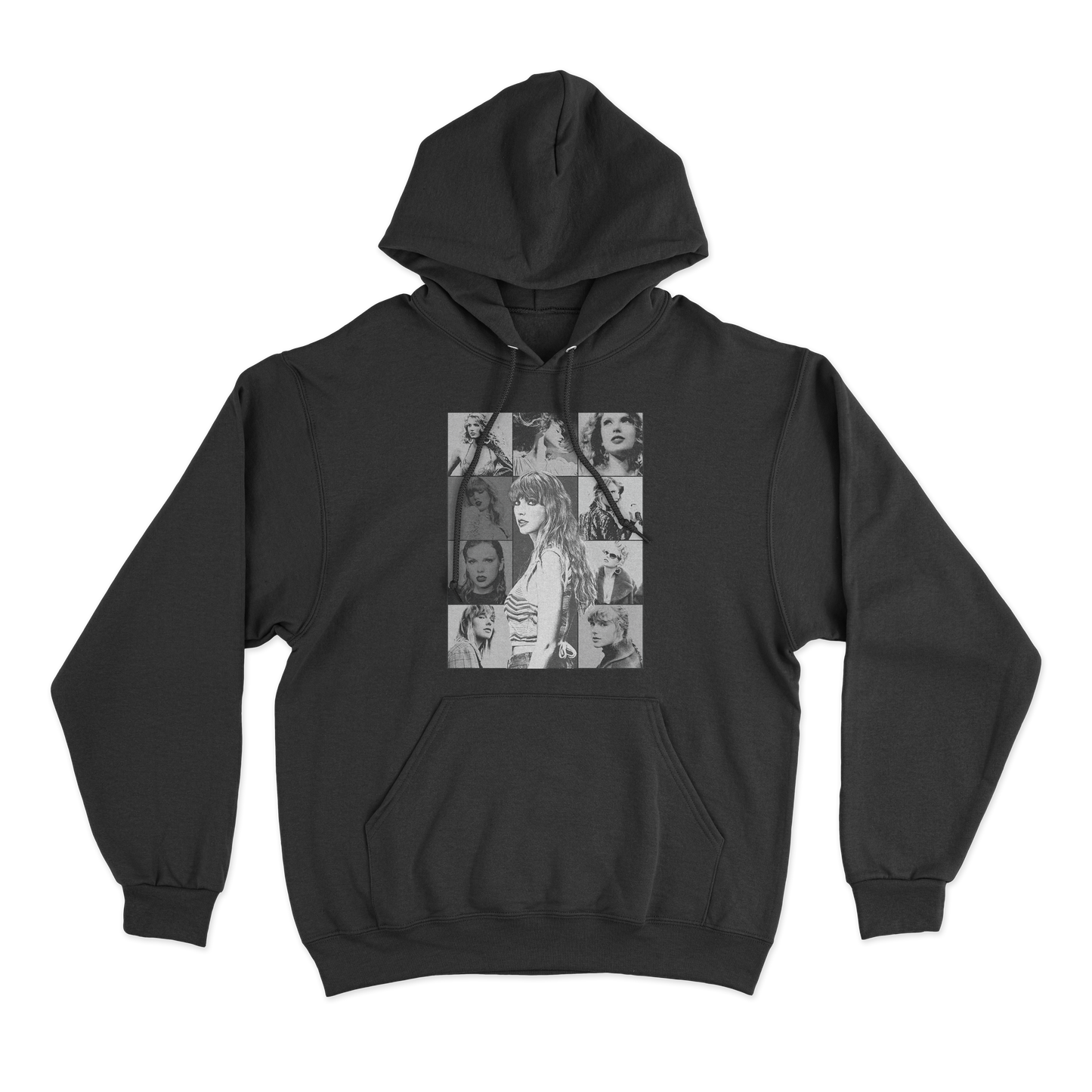 Eras Poster Black and White Hoodie