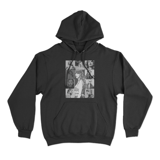 Eras Poster Black and White Hoodie